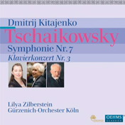 CD-Cover Tschaikowsky Symphonie Nr. 7, Klavierkonzert Nr. 3